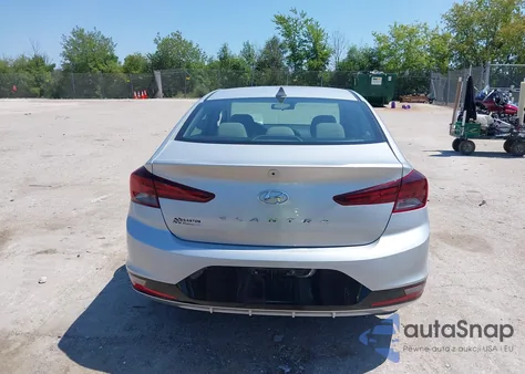 2019 Hyundai Elantra Sel z USA, uszkodzony, nr VIN 5NPD84LF1KH493940